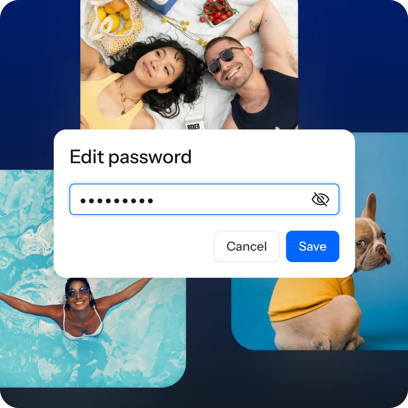 Password protection image